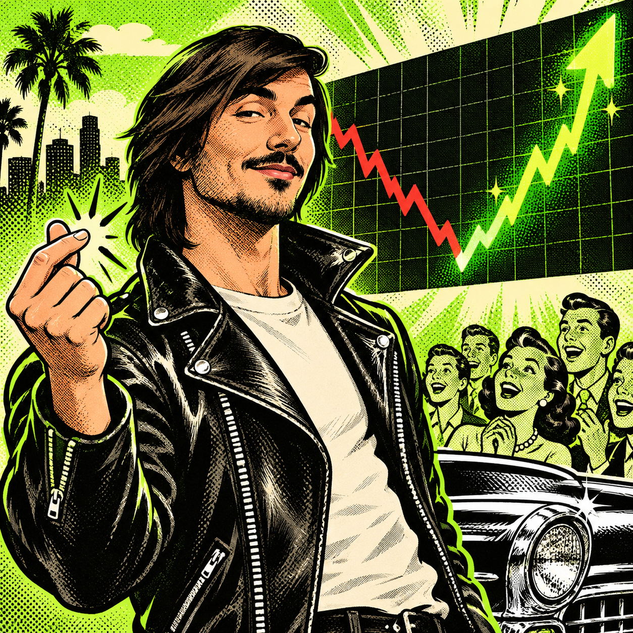 Vlad turning a red chart lime